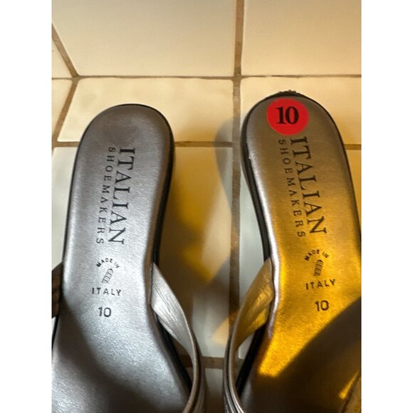 Italian Shoemakers Size 10 Finer Open Toe Sandals From Italy - Picture 12 of 12